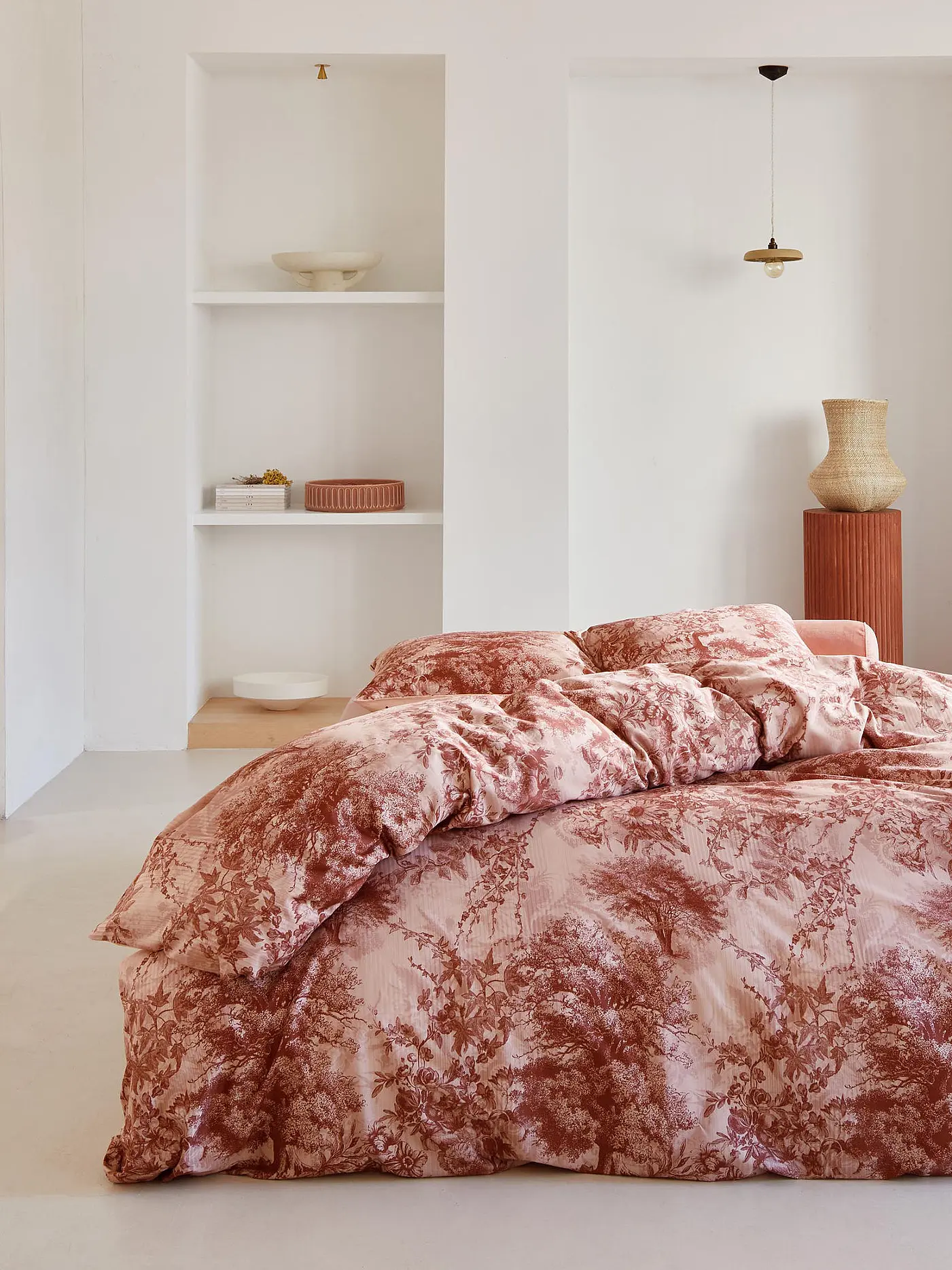 ESSENZA | Satin Bettwäsche 70x90cm / 140x200cm Aurelie Darling Pink | pink